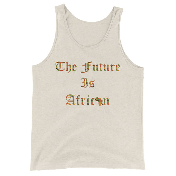 The Future is African Kente Print Unisex  Tank Top