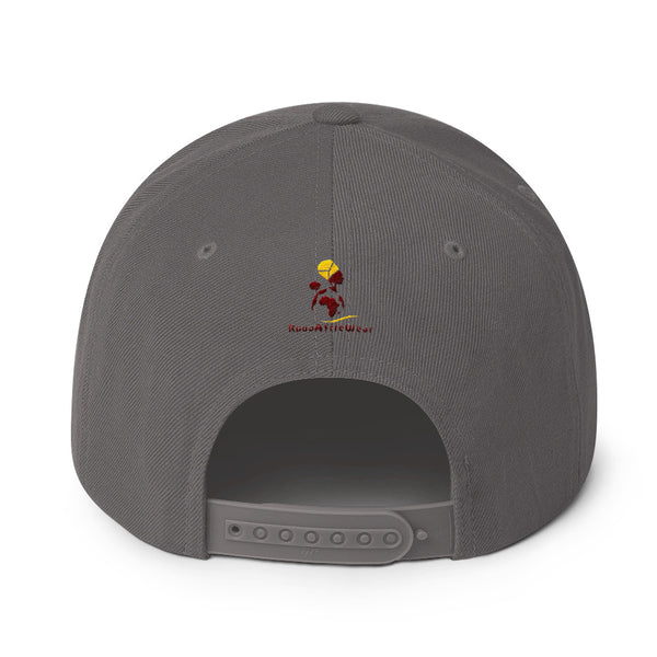 African Map Snapback Hat