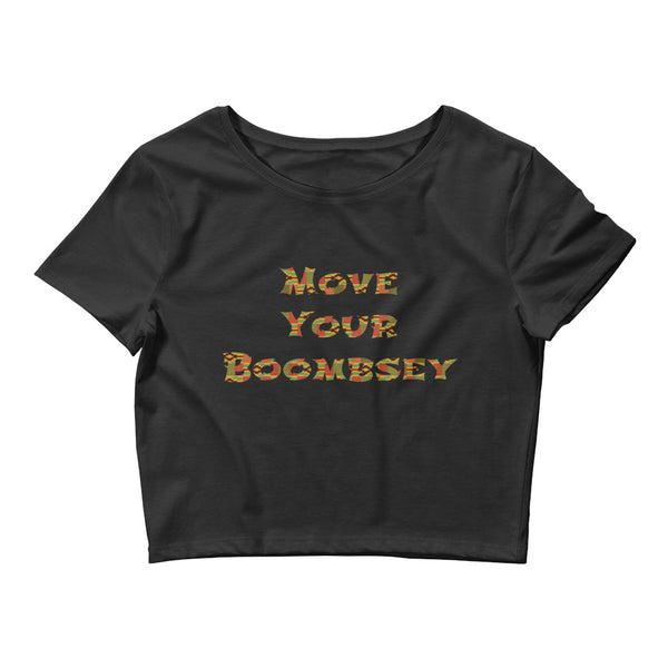 Move Your Boombsey Kukuwa Fitness Crop Tee
