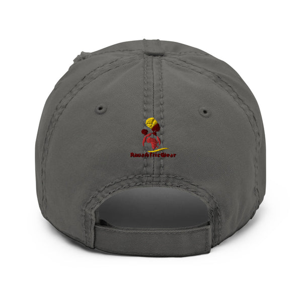 Africa Number 1 Distressed Dad Hat