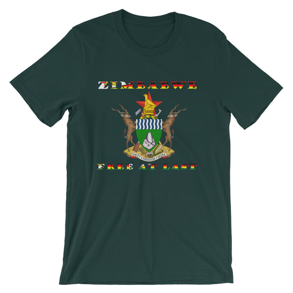 Zimbabwe Free At Last Unisex T-Shirt