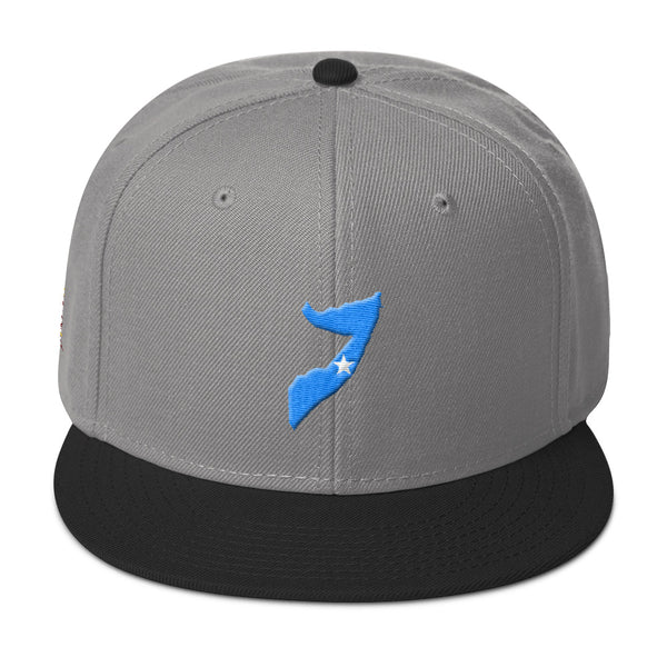 Map of Somalia Snapback Hat