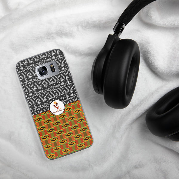 RuvaAfricWear Kente & Mud Cloth Samsung Case