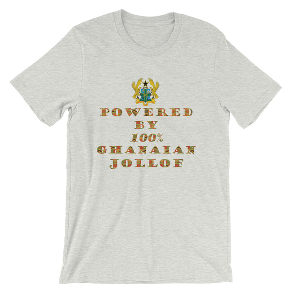 Powered by Ghanaian Jollof Unisex T-Shirt
