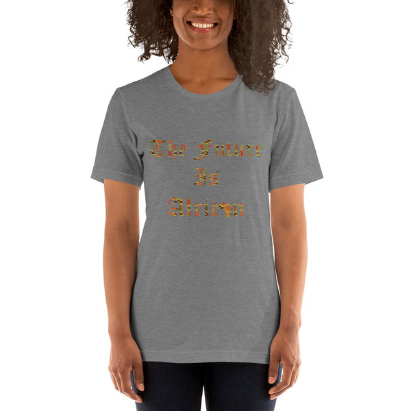 The Future is African Kente Print Short-Sleeve Unisex T-Shirt