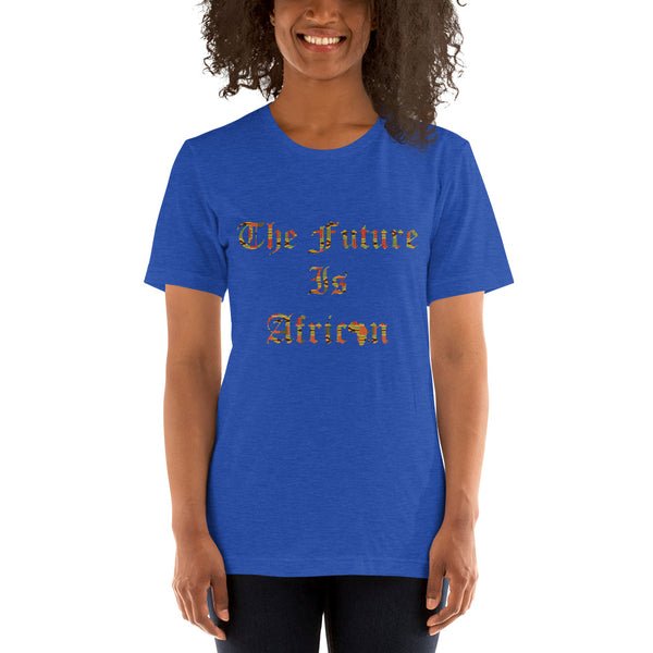 The Future is African Kente Print Short-Sleeve Unisex T-Shirt