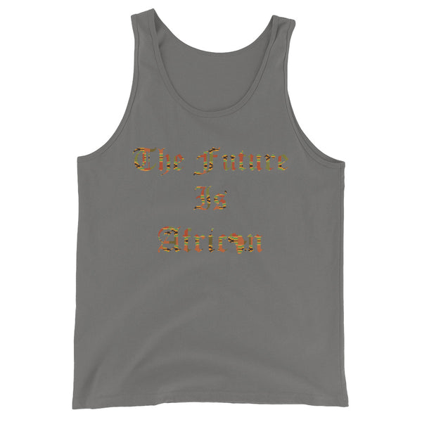 The Future is African Kente Print Unisex  Tank Top