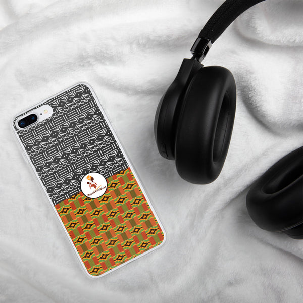 RuvaAfricWear Kente and Mud Cloth iPhone Case