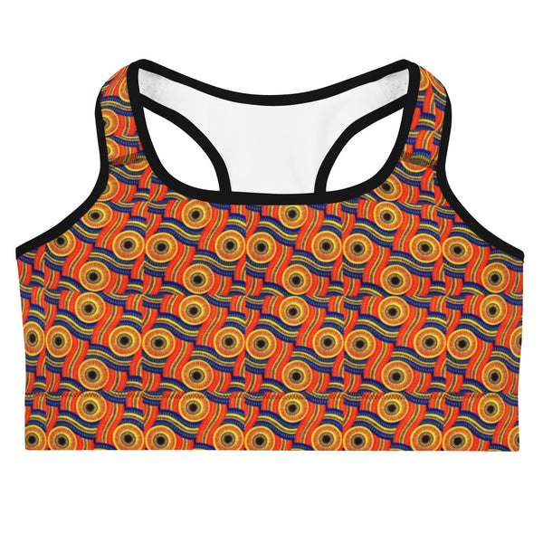 Kumusha African Print Sports bra