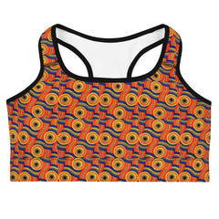Kumusha African Print Sports bra