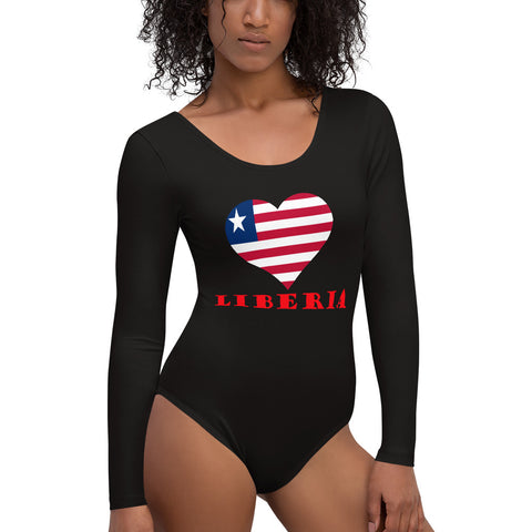 Love Liberia Long Sleeve Bodysuit