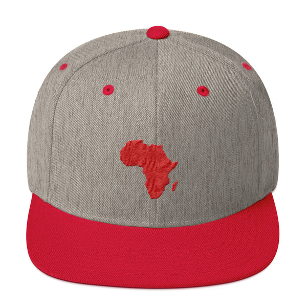 African Map Snapback Hat
