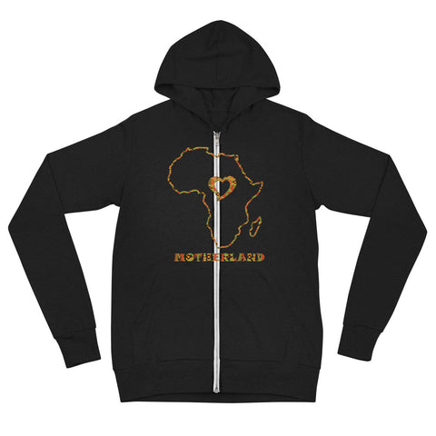 Motherland Unisex zip hoodie