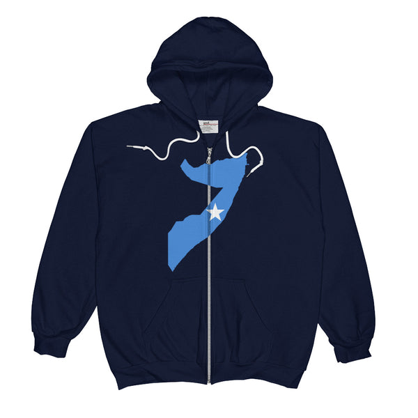 Somalia Unisex  Zip Hoodie
