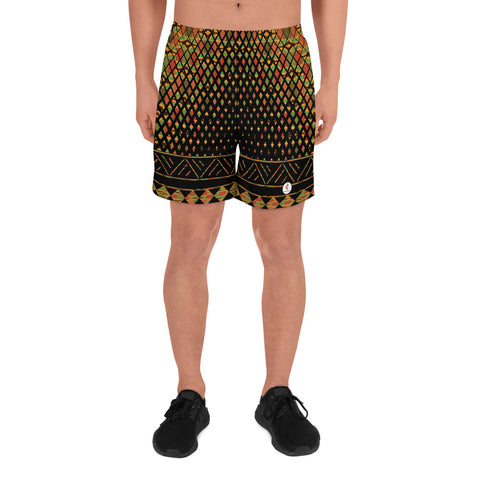 Men's Kente Scatter Athletic Shorts