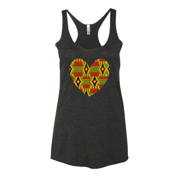 "I Heart Kente" Women's tank top