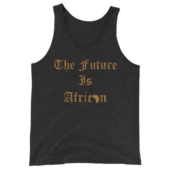 The Future is African Kente Print Unisex  Tank Top