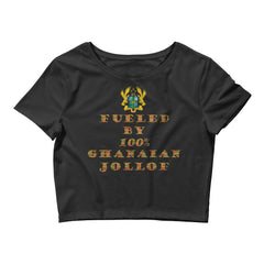 Fueled by 100% Ghanaian Jollof Women’s Crop Top