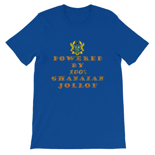 Powered by Ghanaian Jollof Unisex T-Shirt