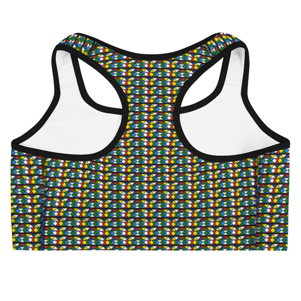 Zulu Beads Print Sports bra