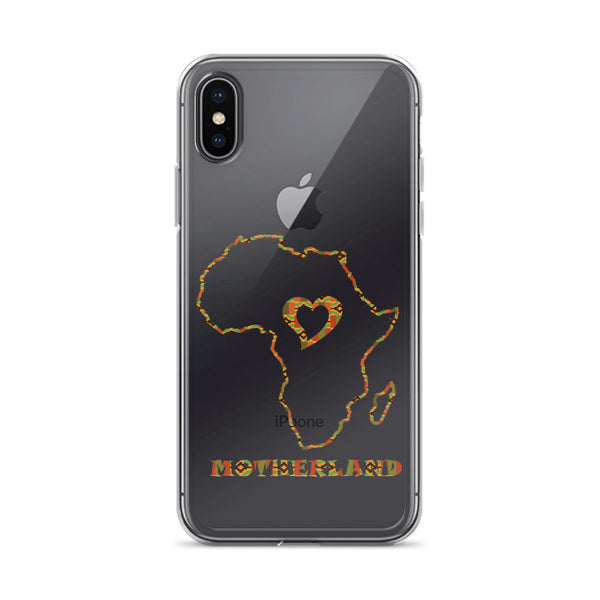 Heart Motherland African Map iPhone Case
