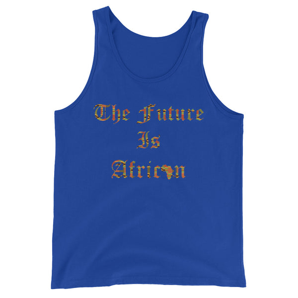 The Future is African Kente Print Unisex  Tank Top