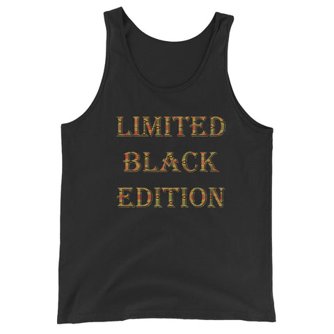 LIMITED BLACK EDITION Kente Print Men's Tank Top