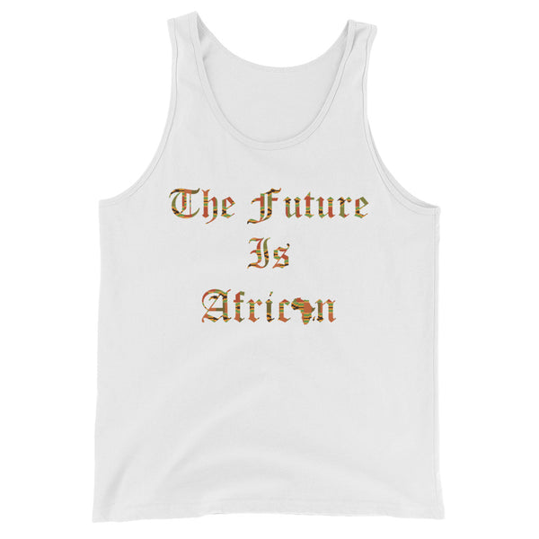 The Future is African Kente Print Unisex  Tank Top