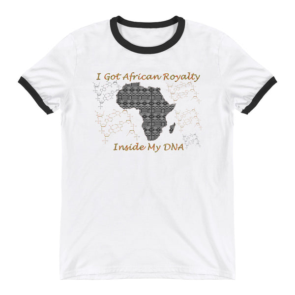 African Royalty DNA Ringer T-Shirt