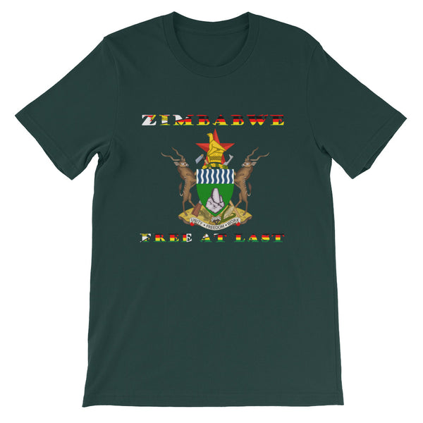 Zimbabwe Free At Last Unisex T-Shirt