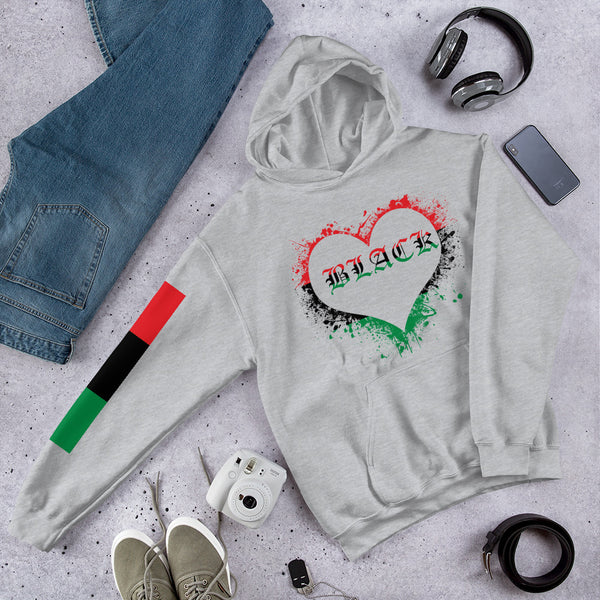 Black Love Hooded Sweatshirt