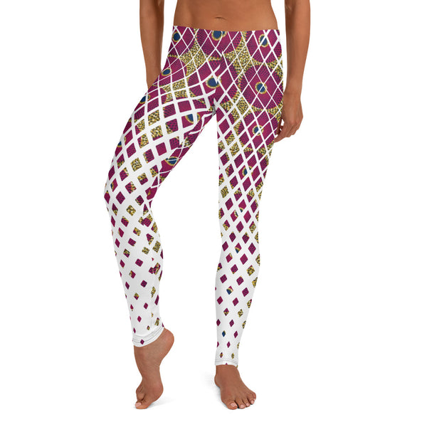 Ankara Square Scatter Leggings