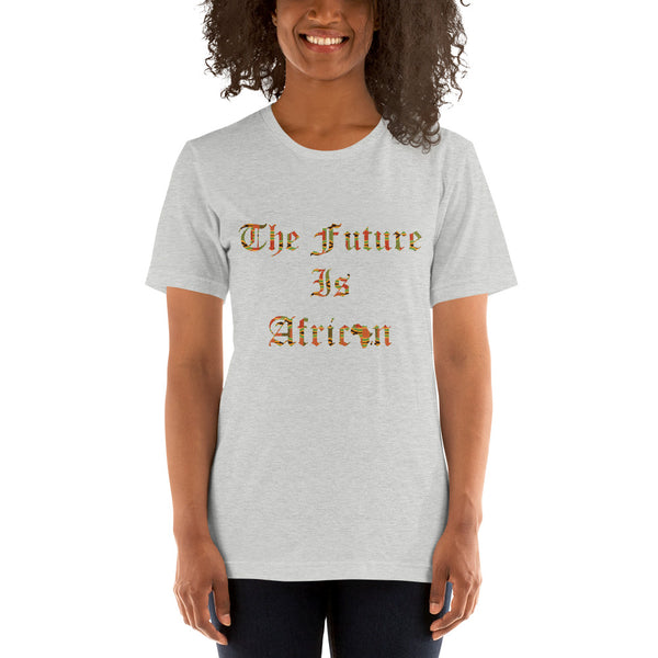 The Future is African Kente Print Short-Sleeve Unisex T-Shirt