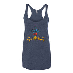 I Slay on Sundays Women's tank top