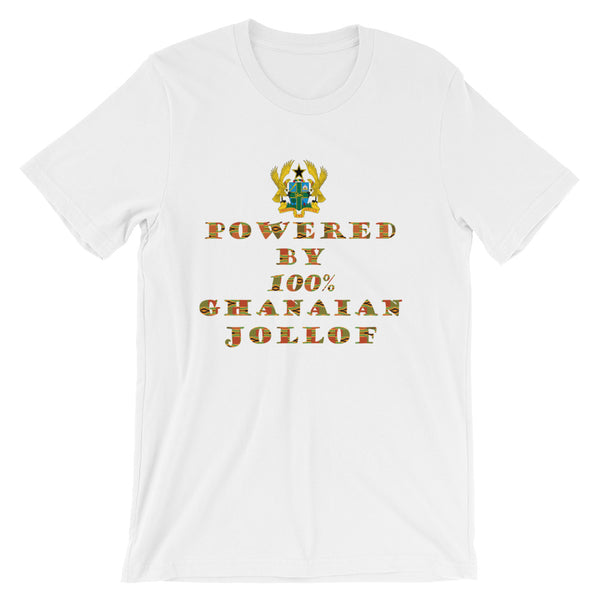 Powered by Ghanaian Jollof Unisex T-Shirt