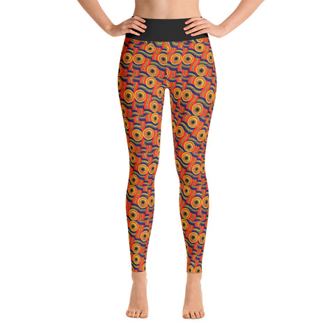 Kumusha African Print Yoga Leggings