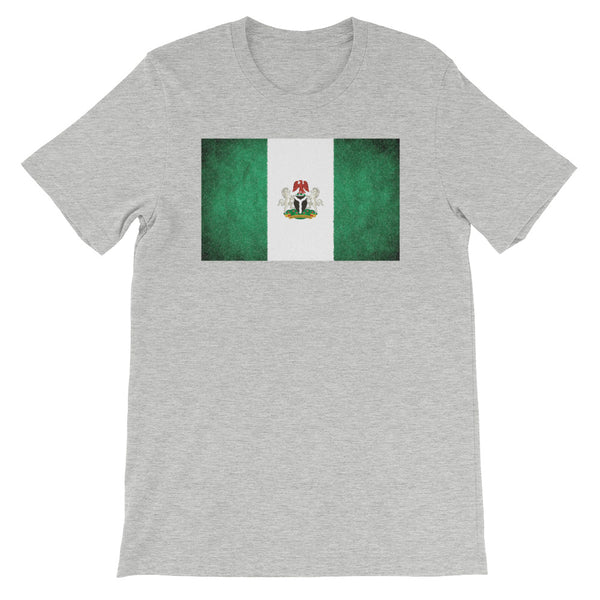 Nigerian Flag with Coat of Arms Short-Sleeve Unisex T-Shirt