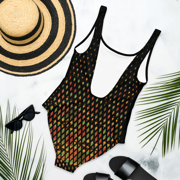 This Fashionista Wears Love One-Piece Swimsuit