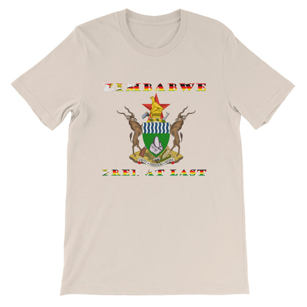 Zimbabwe Free At Last Unisex T-Shirt - RuvaAfricWear