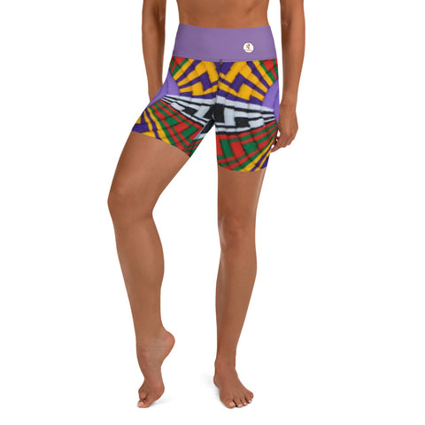Mesob (Woven Basket) Women's Yoga Shorts