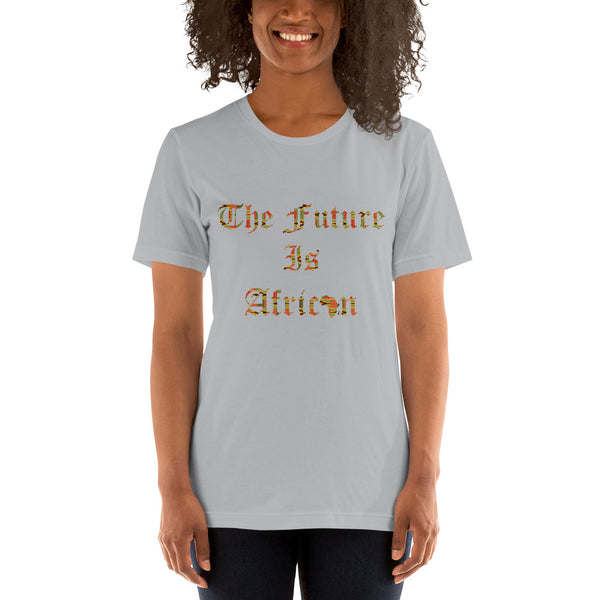The Future is African Kente Print Short-Sleeve Unisex T-Shirt