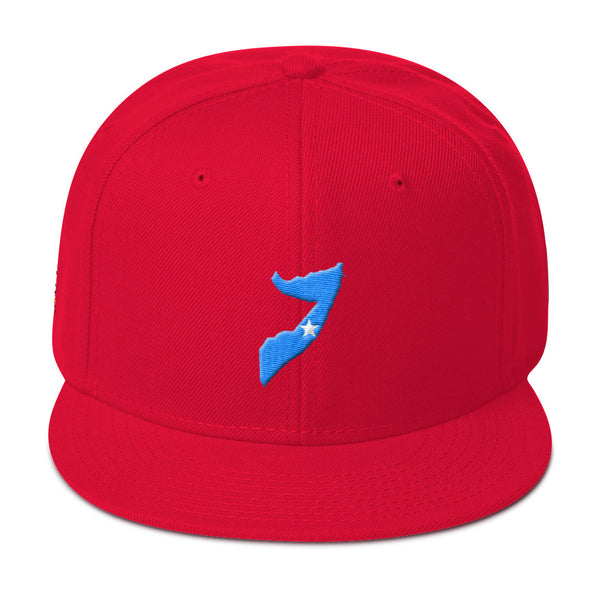 Map of Somalia Snapback Hat