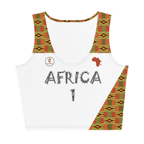 Africa Away Jersey Crop Top