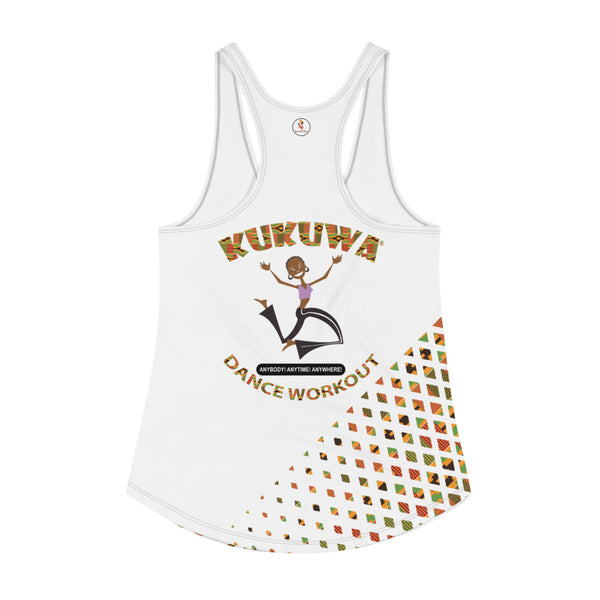 Andikra Symbol (Gye Nyame) Women's Racerback Tank