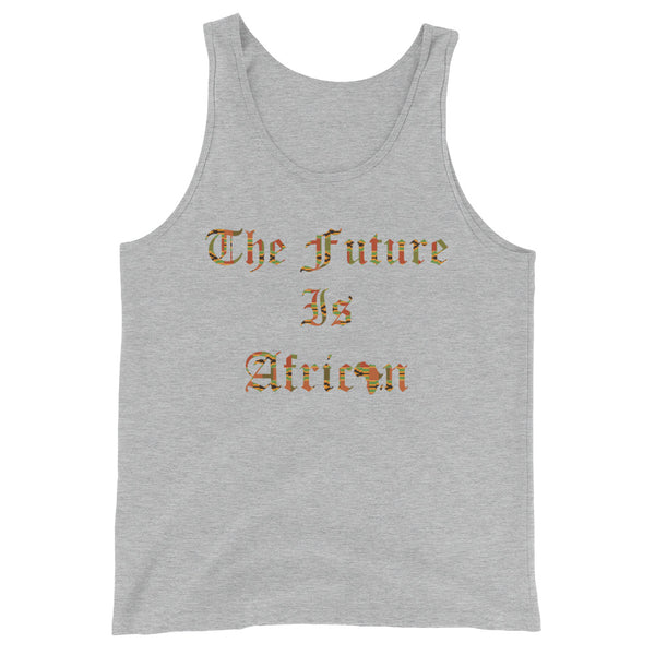 The Future is African Kente Print Unisex  Tank Top
