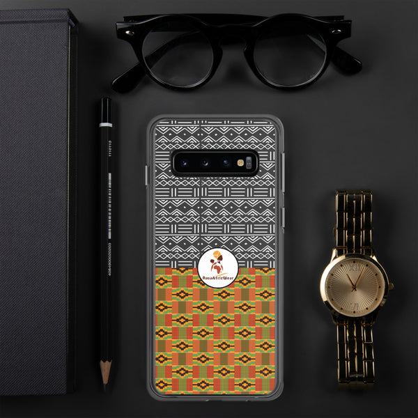 RuvaAfricWear Kente & Mud Cloth Samsung Case