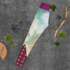 Tie & Dye Ankara Fusion Yoga Leggings