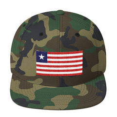 Liberian Flag Snapback Hat