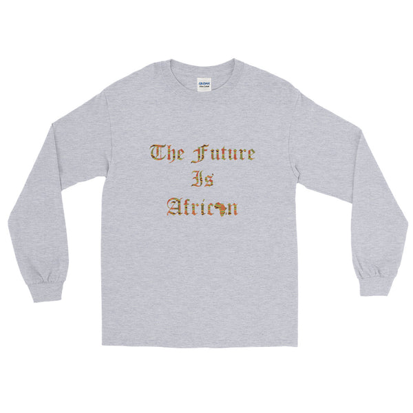 The Future is African Kente Print Long Sleeve T-Shirt