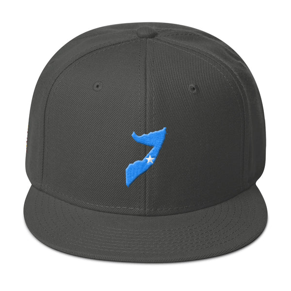 Map of Somalia Snapback Hat